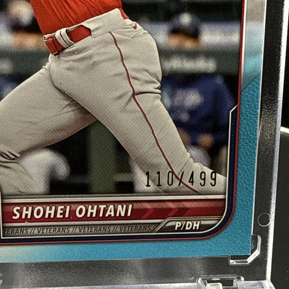 2022 Bowman Shohei Ohtani Sky Blue Border/499